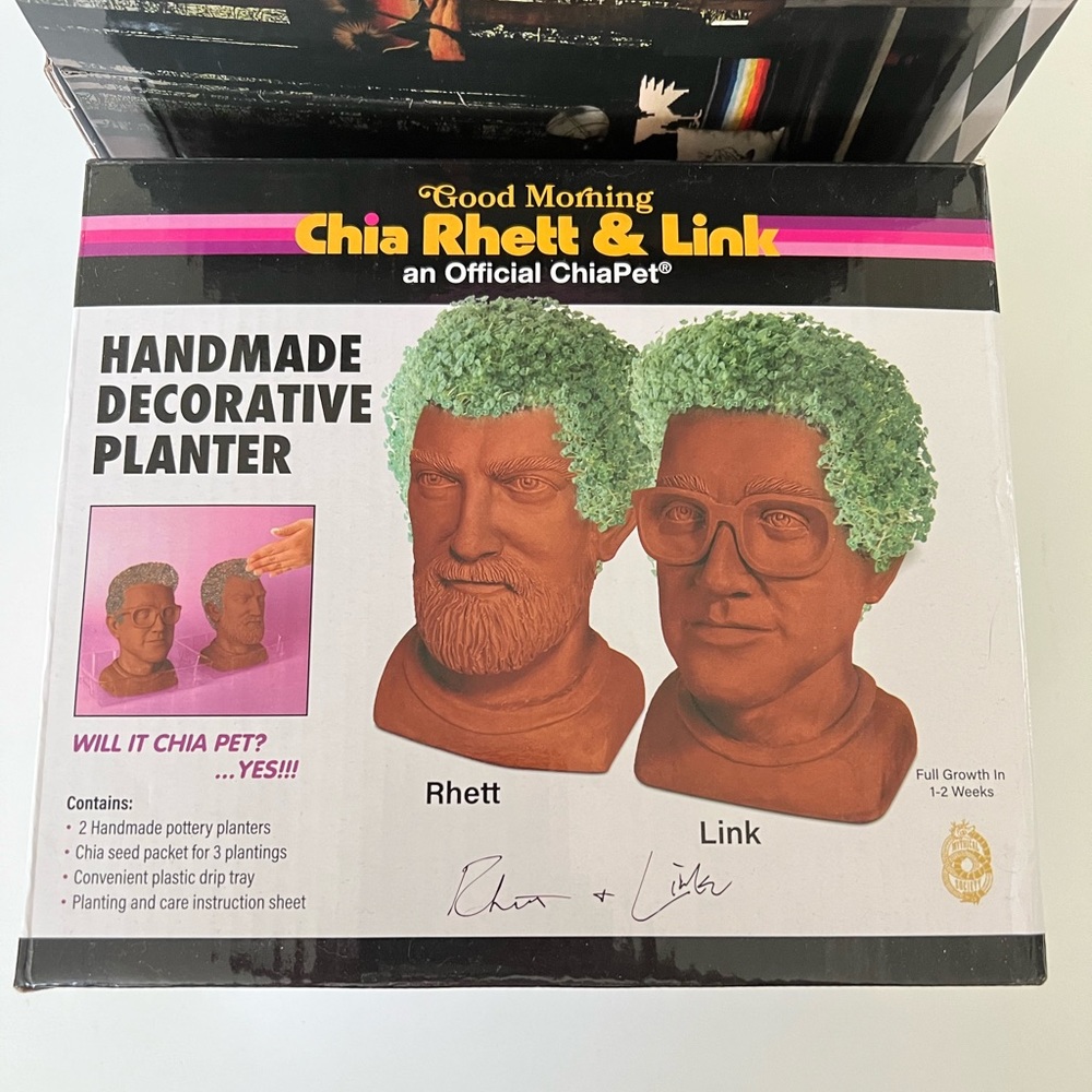 Good Mythical Morning Rhett and Link Chia Pets